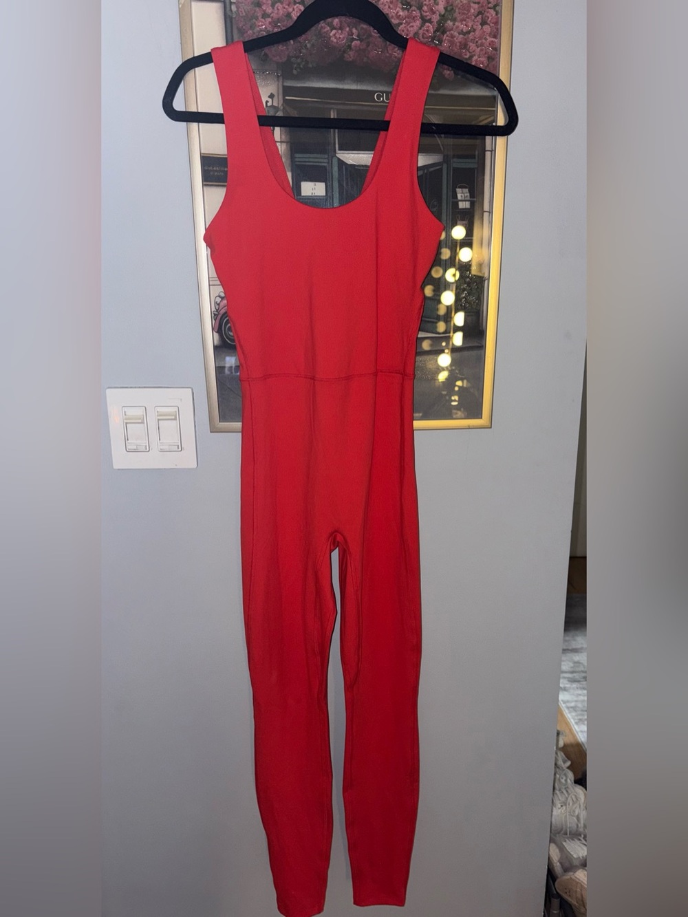 all in motion Red Girls' Scoop-Neck Athletic One-Piece